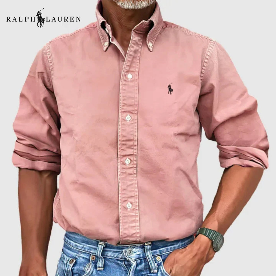 (1+1 Gratis) Mike® | Casual herenoverhemd met lange mouwen