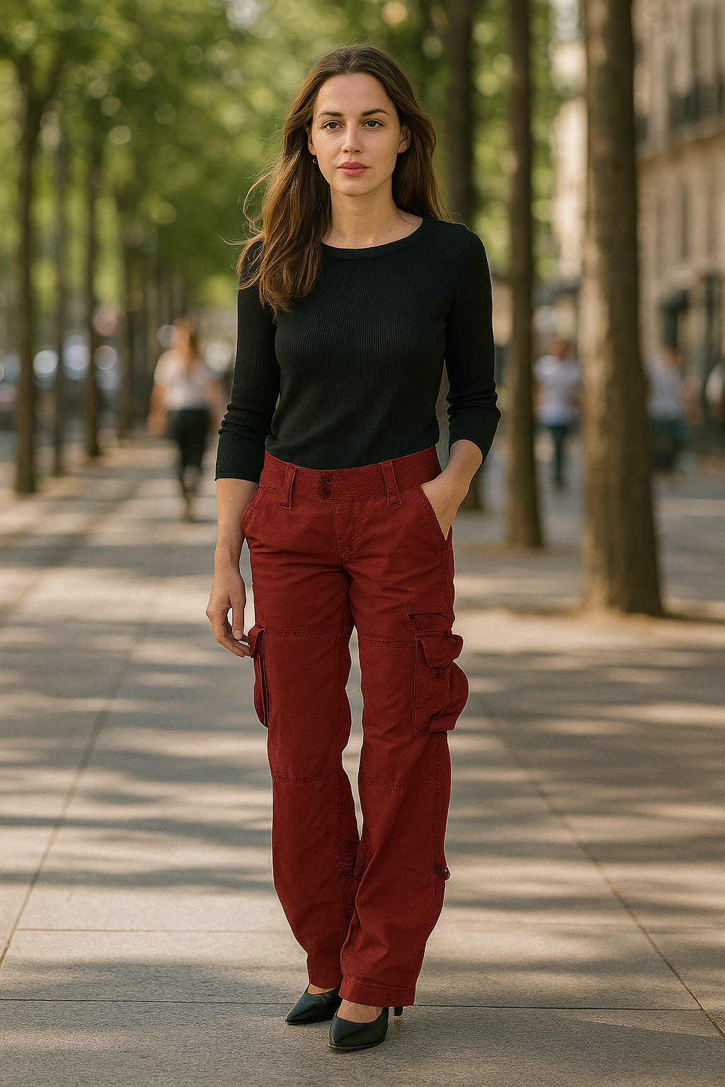 Cargobroek met Praktische Zakken-03