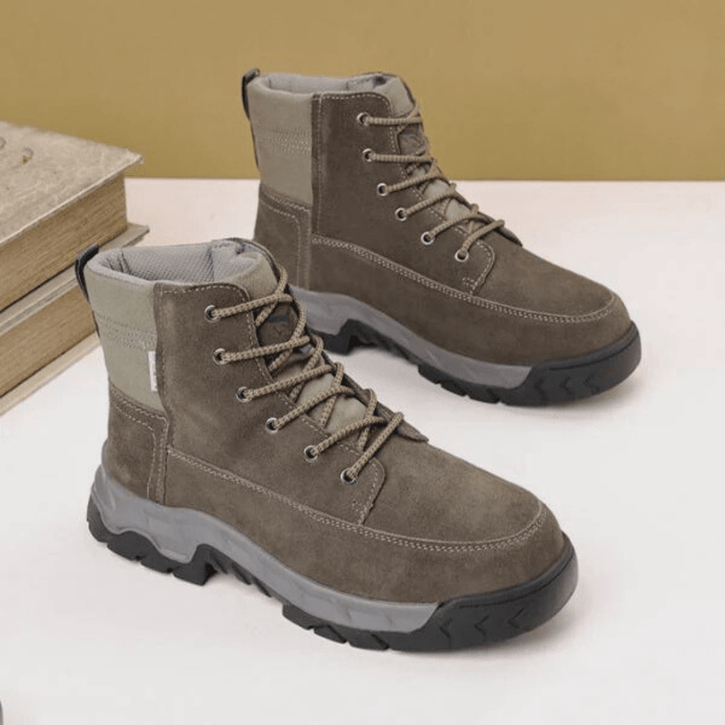 Warme Heren Winterlaarzen met Bontvoering – Stijlvolle en Comfortabele Outdoor Stappers 8