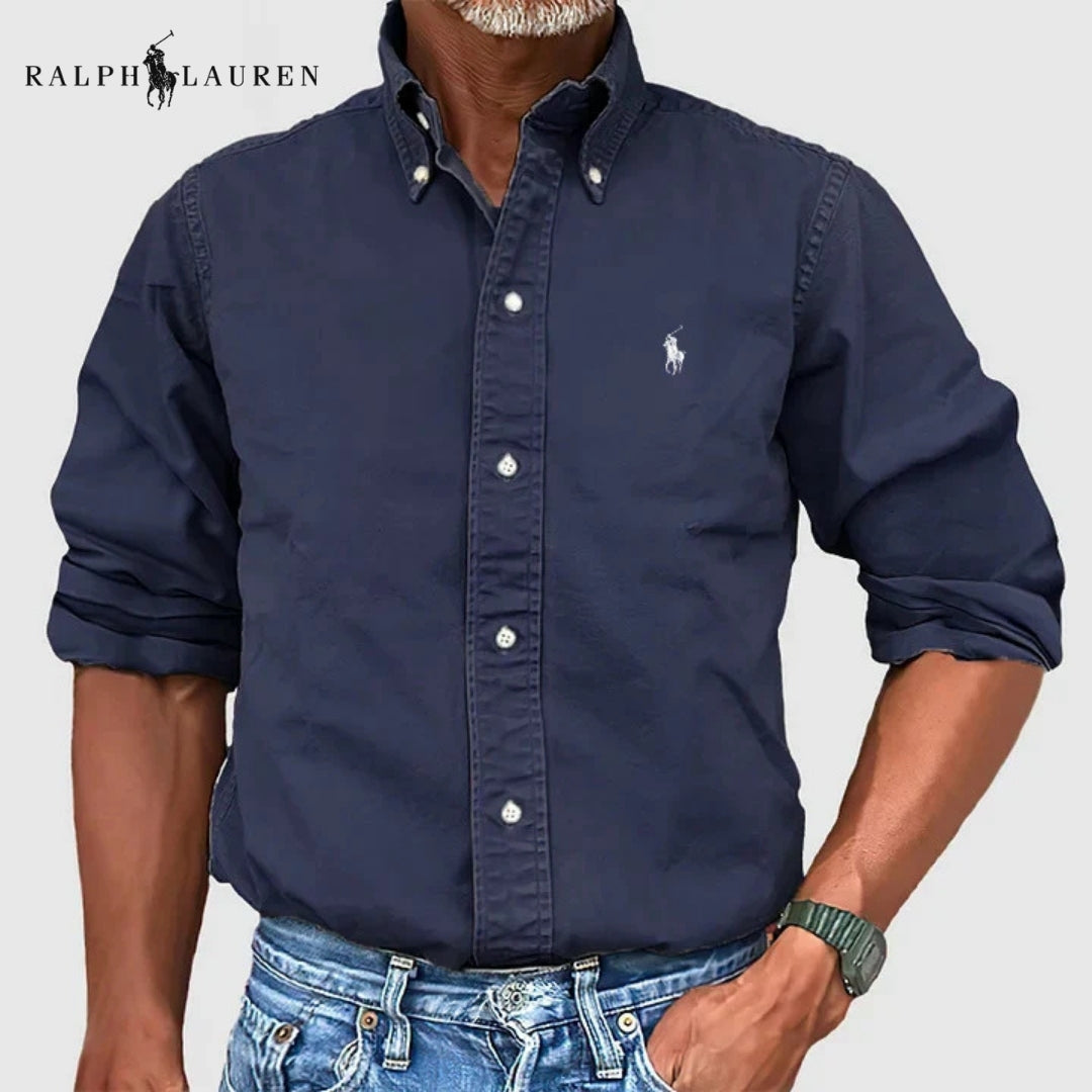 (1+1 Gratis) Mike® | Casual herenoverhemd met lange mouwen