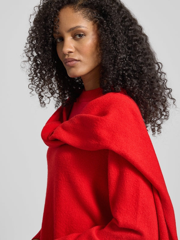 Gebreide Trui met Sjaal – Elegante en Zachte Damestrui-09