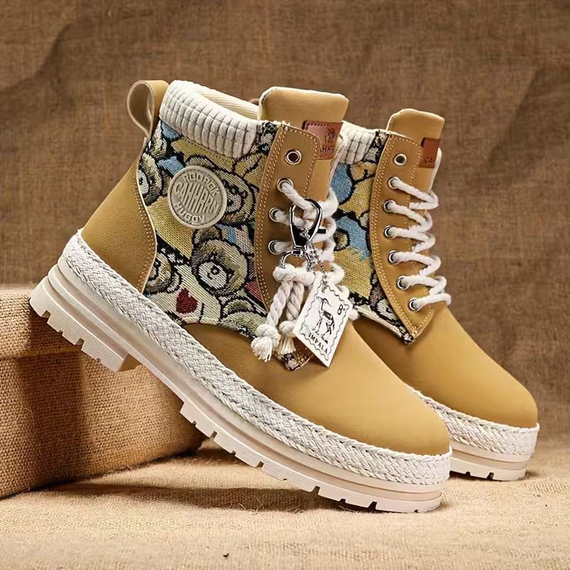 Antislip Sneakers met Teddyprint en Comfortabele Voering voor Winterse Straten – Zachte en Duurzame Synthetische Materialen 7