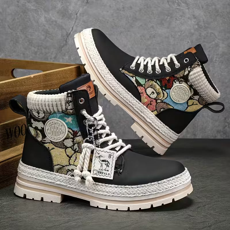 Antislip Sneakers met Teddyprint en Comfortabele Voering voor Winterse Straten – Zachte en Duurzame Synthetische Materialen 8