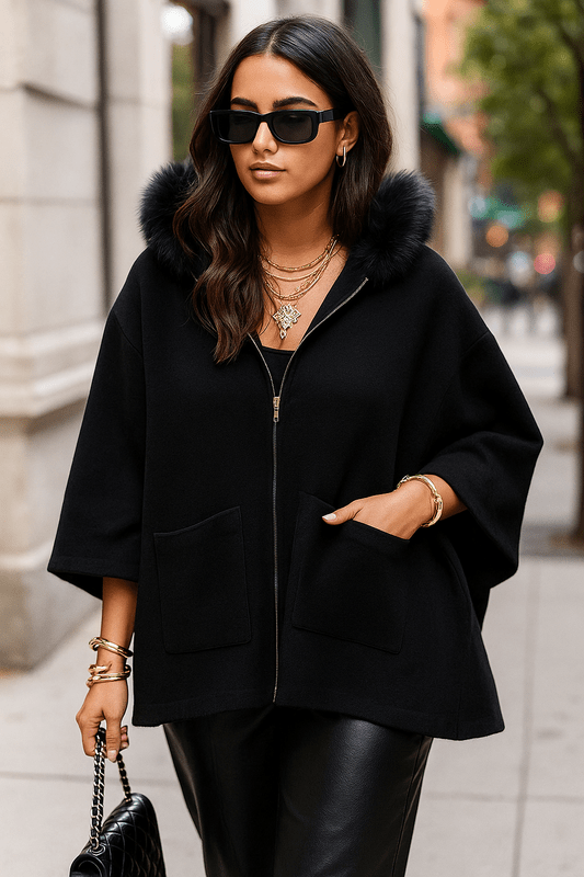 Casual Jack met Imitatiebont Kraag - Winterjas en Tussenjas voor Herfst/Winter, Relaxte Pasvorm 2