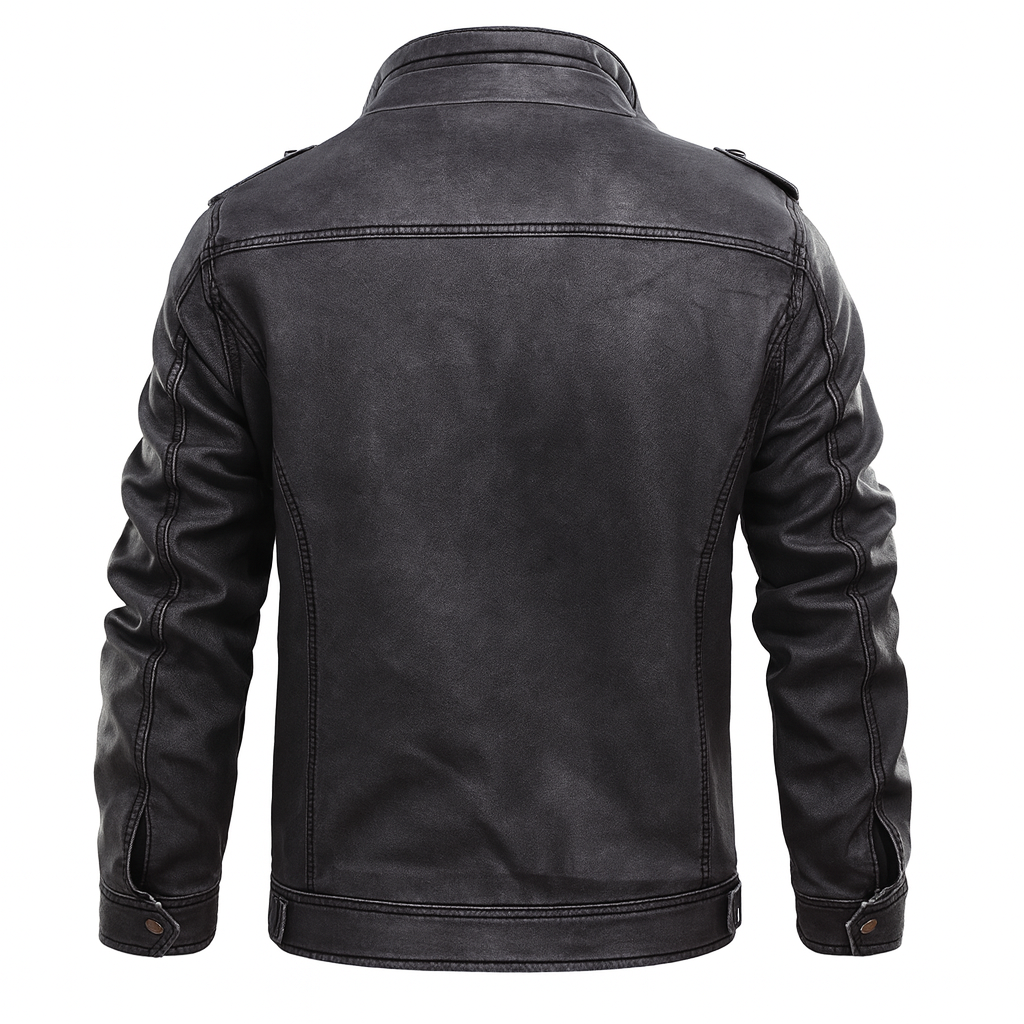 Heren Leren Jas van 100% Echt Leer – Klassiek en Elegant Ontwerp voor Casual en Formele Gelegenheden 2