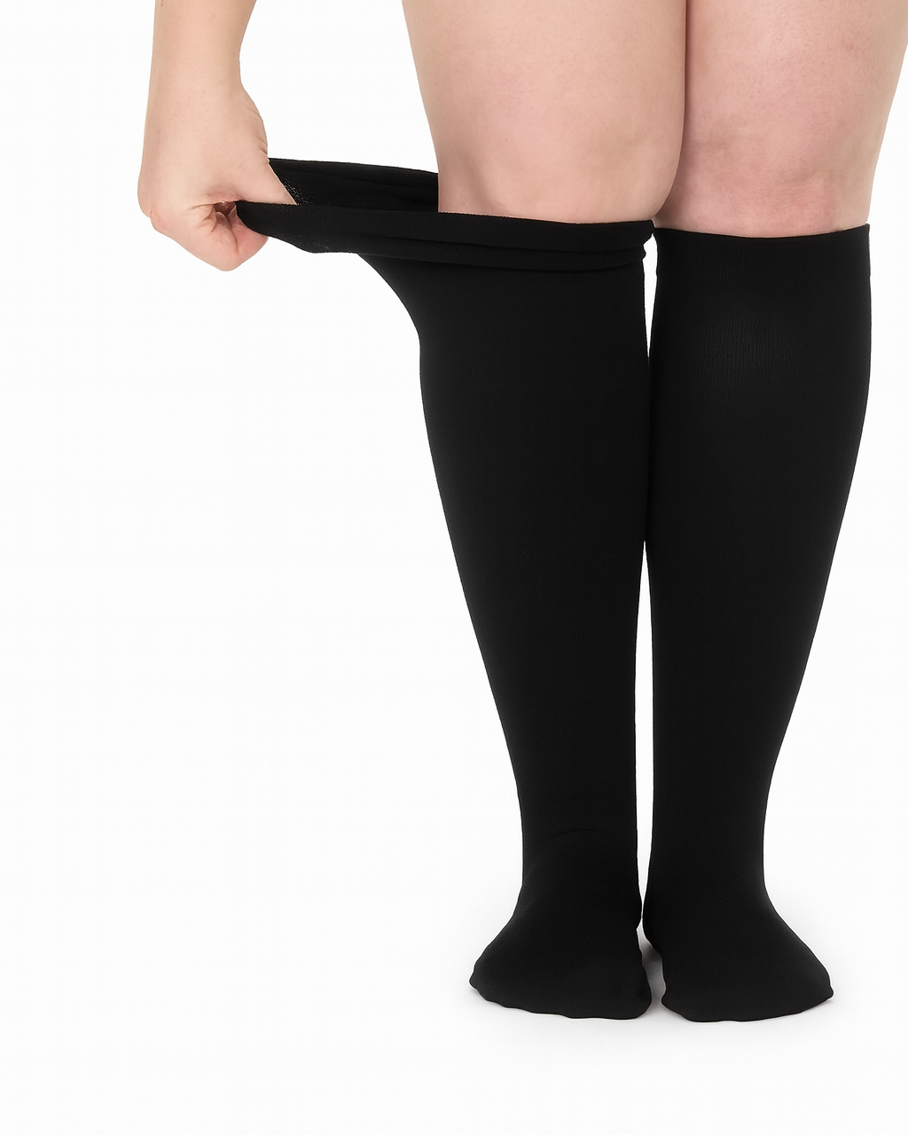 Brede Compressiekousen voor Dames en Heren - Ademend, Comfortabel, Verbetert Bloedsomloop en Vermindert Zwelling 1