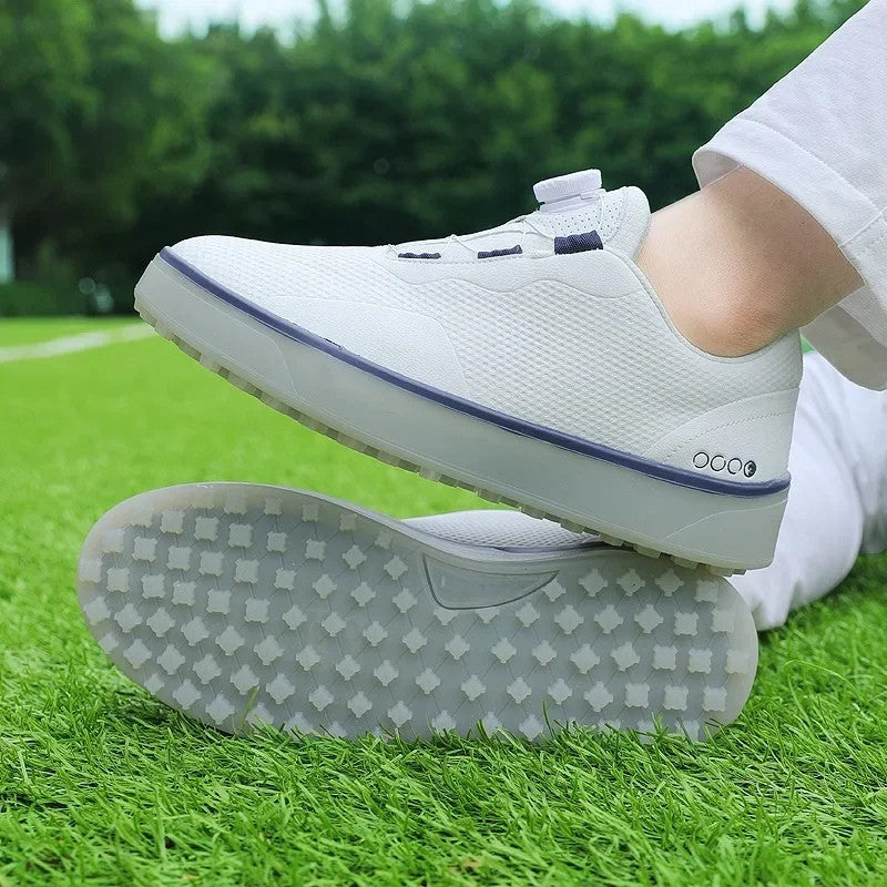 Comfortabele Spikeloze Golfschoenen met Draaiknopsluiting en Orthopedische Binnenzool voor Heren en Dames 0