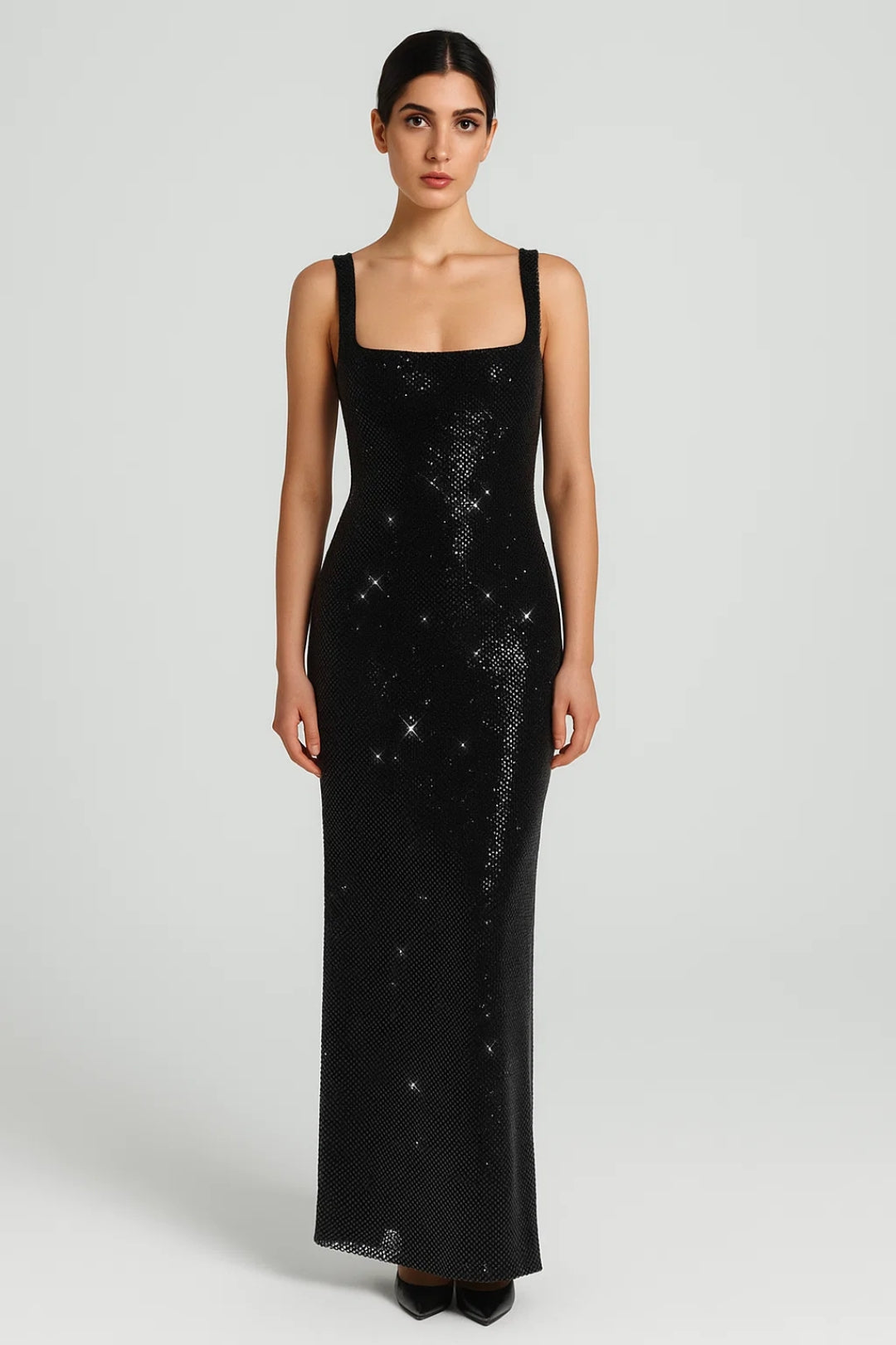 Dames Maxi Jurk – Luxe Bandjes met Zomerse Elegantie en Vloeiende Pasvorm 4