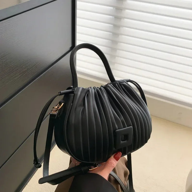 Dames Schoudertas | Geplooid Ontwerp, Elegant 3