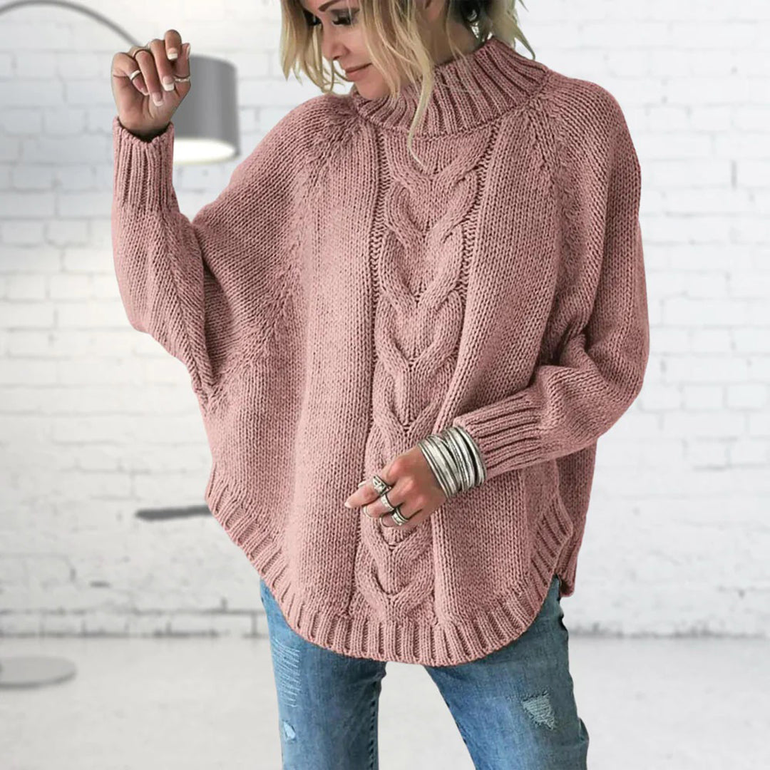 Elegante Coltrui Dames – Losse Pasvorm, Tijdloos Design, Perfect voor de Winter, Gebreid, Stijlvolle Sweater 02
