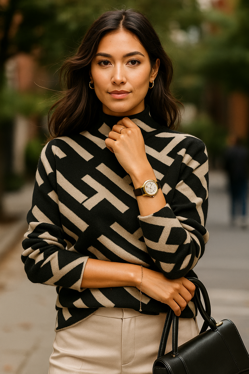 Elegante Gebreide Pullover van Zachte Stof – Casual Comfort voor Elke Gelegenheid 1