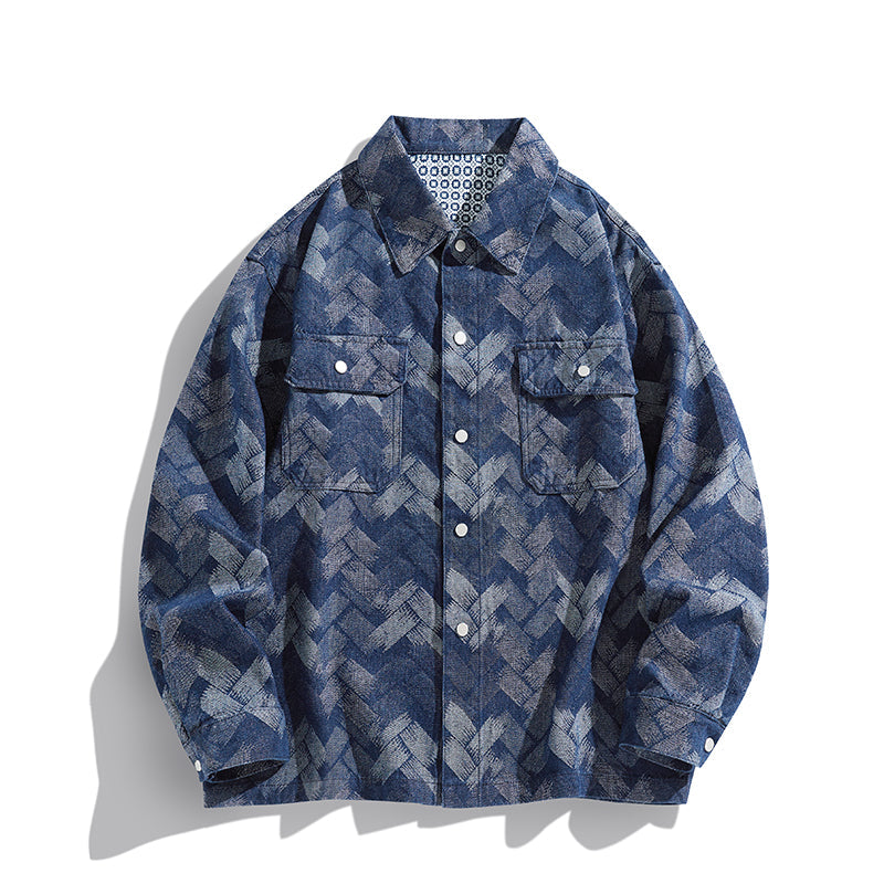 Geometrisch Jack met Uniek Ontwerp en Comfortabele Pasvorm – Premium Katoenmix Streetwear 0