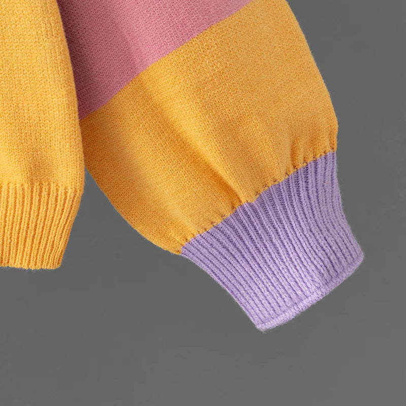 Gestreepte Trui Dames voor Herfst - Comfortabele Pasvorm, Hoge Kwaliteit, Casual en Elegante Stijl 4