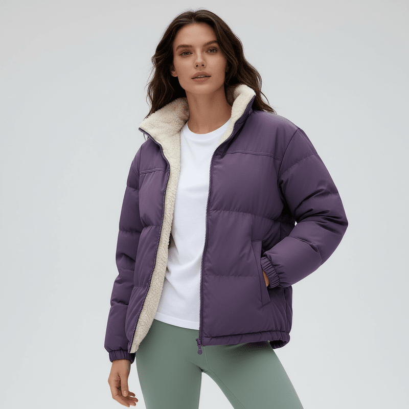 Gewatteerde Dames Winterjas Zwart met Thermische Vulling – Oversized Streetwear voor Koude Dagen 6