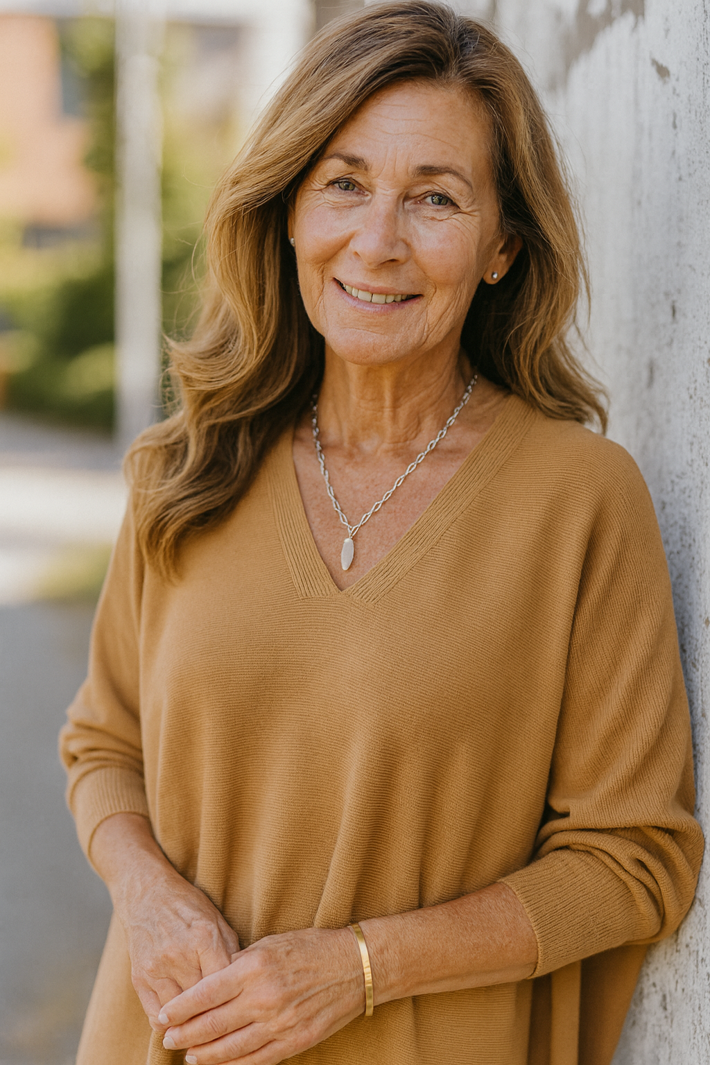 Gezellige Losvallende Top met V-hals – Ademend en Comfortabel voor Casual en Formele Outfits 3