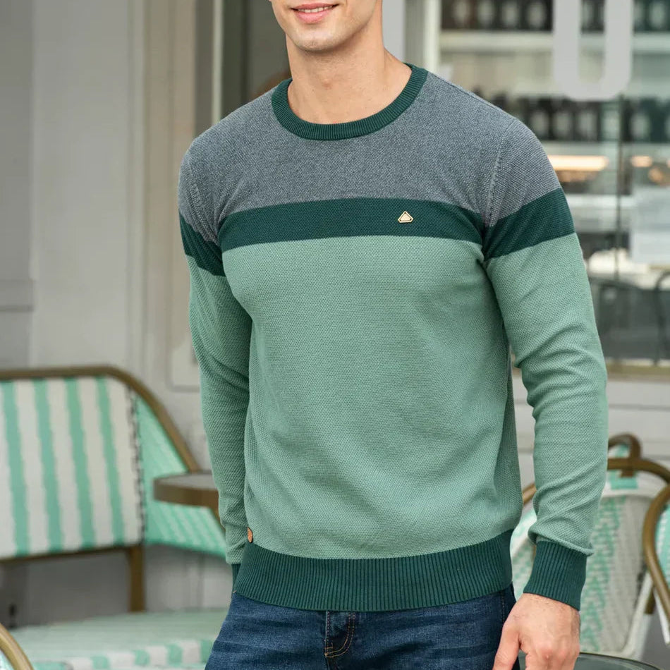 Heren Jack Leer met Ronde Hals – Comfortabel Slim-Fit Ontwerp, Perfect voor Dagelijks Gebruik en Speciale Gelegenheden 2