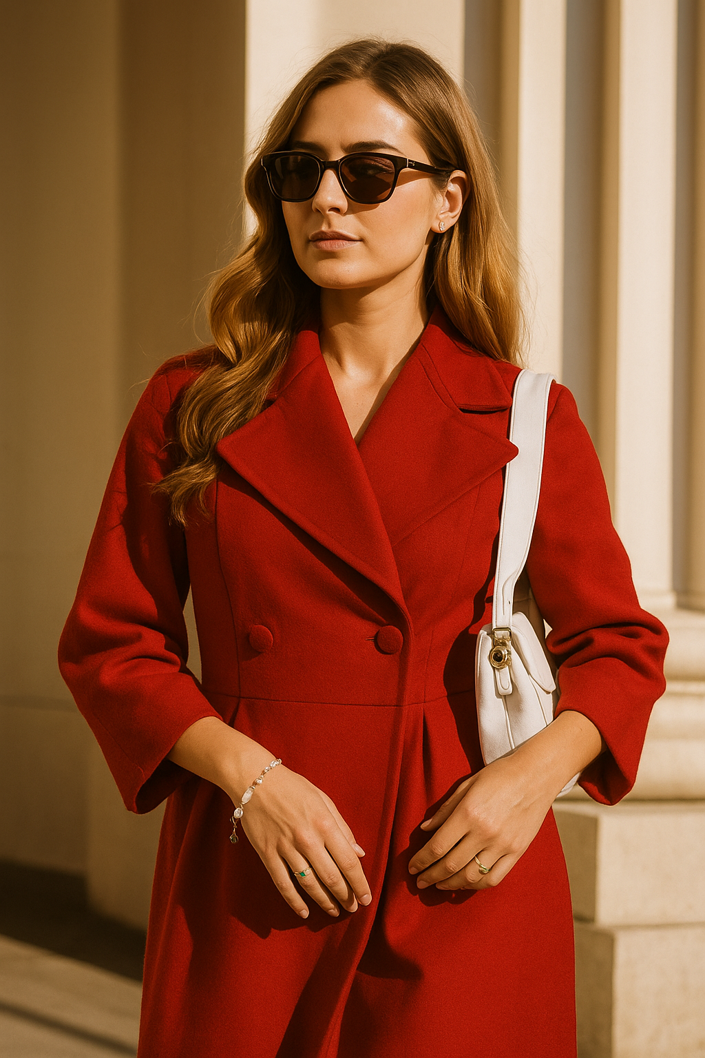 Lange Damesmantel van Fijne Wol – Tijdloze Elegantie en Comfort voor de Koude Maanden 2