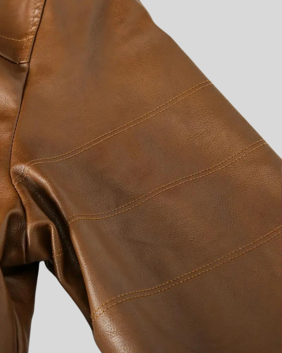 Leren Jack Dames met Capuchon en Dubbele Ritssluiting voor Comfort en Warmte - Hoogwaardig Leer, Casual Stijl 5