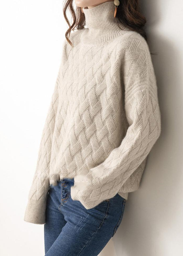 Lydia Kasjmier Coltrui Dames – Luxe Zachte Trui voor Formele en Casual Gelegenheden, 100% Kasjmier, Diverse Maten 4