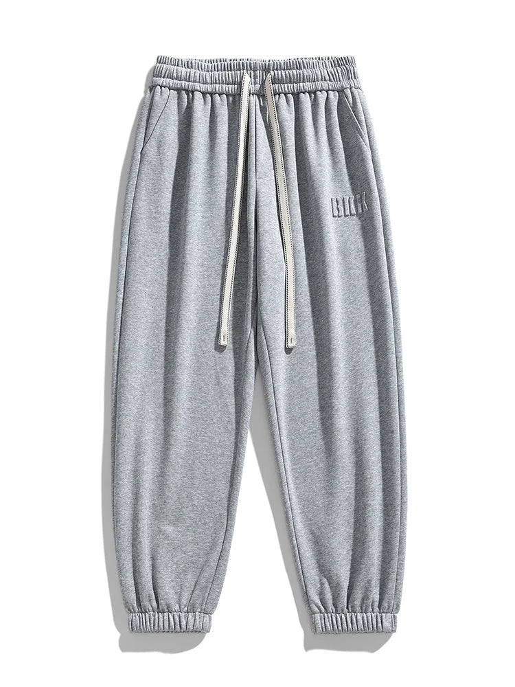 Nette Joggingbroek Heren van Katoen-Polyester met Losse Pasvorm en Trendy Bandjes - Comfortabele Sweatpants voor Vrije Tijd en Sport 0