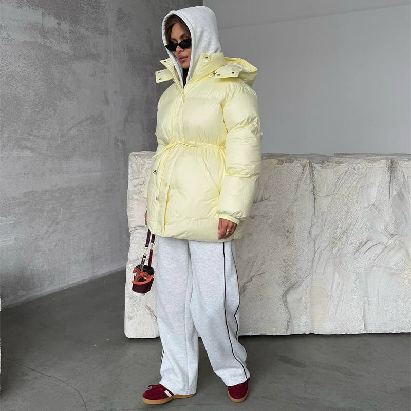 Oversized Donsjack voor Dames met Gewatteerde Isolatie en Verstelbare Capuchon – Duurzame Buitenlaag voor Koude Seizoenen 9