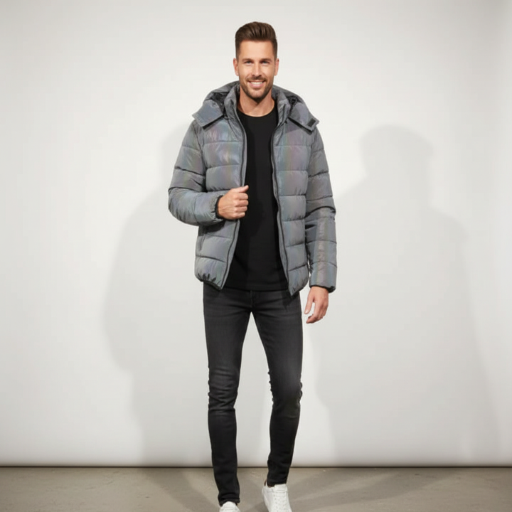 Reflecterend Unisex Jack met Vivid Kleuren voor Veiligheid – Ideaal voor Herfst en Winter 0