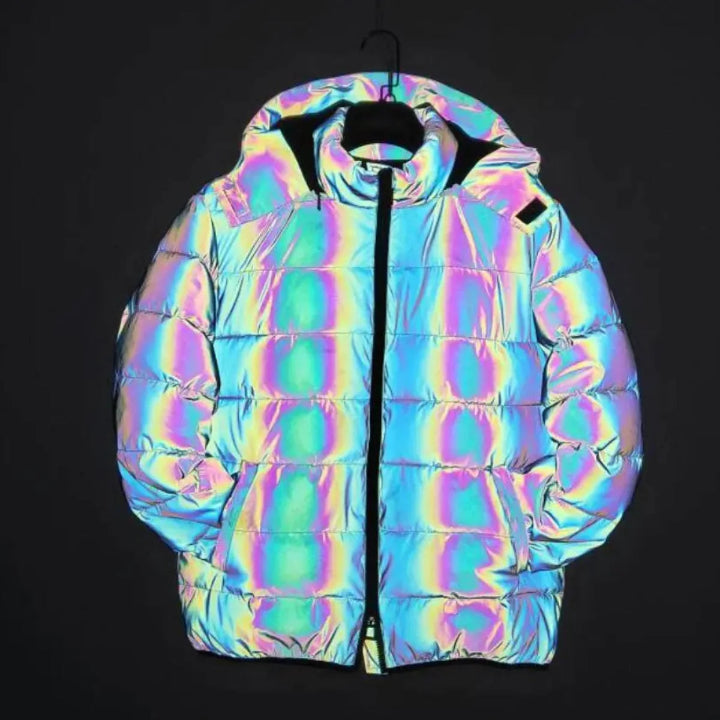 Reflecterend Unisex Jack met Vivid Kleuren voor Veiligheid – Ideaal voor Herfst en Winter 2