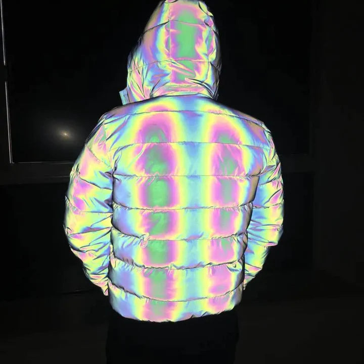 Reflecterend Unisex Jack met Vivid Kleuren voor Veiligheid – Ideaal voor Herfst en Winter 3