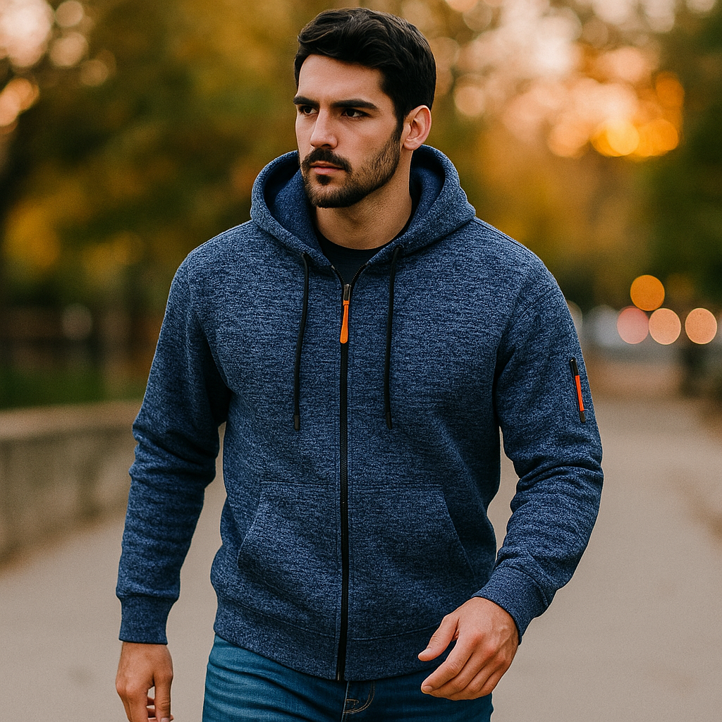 Stijlvolle Fleece Jas Heren – Comfortabel, Lichtgewicht en Perfect voor Koelere Dagen 0