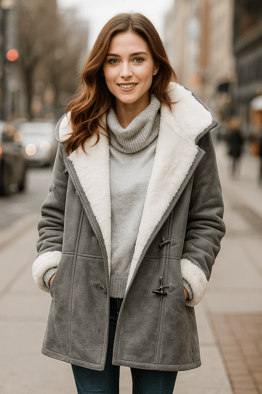 Warme Dames Fleece Jas met Elegante Snit en Zachte Voering – Perfect voor de Winter 2