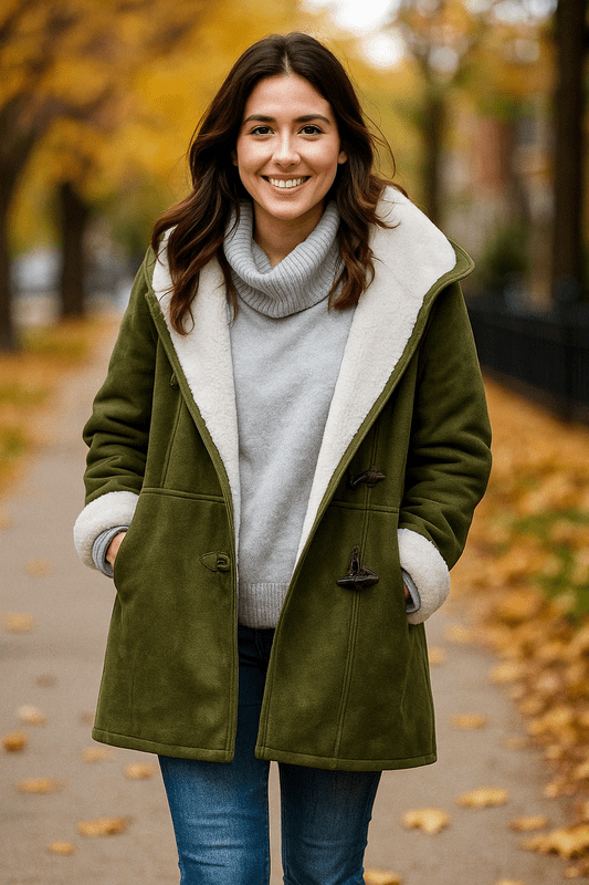 Warme Dames Fleece Jas met Elegante Snit en Zachte Voering – Perfect voor de Winter 3