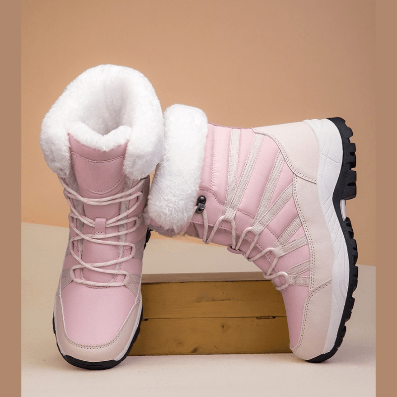 Warme Dames Snowboots Waterdicht met Antislip Zool en Zachte Voering voor Winterse Activiteiten - Maat 36-42 8