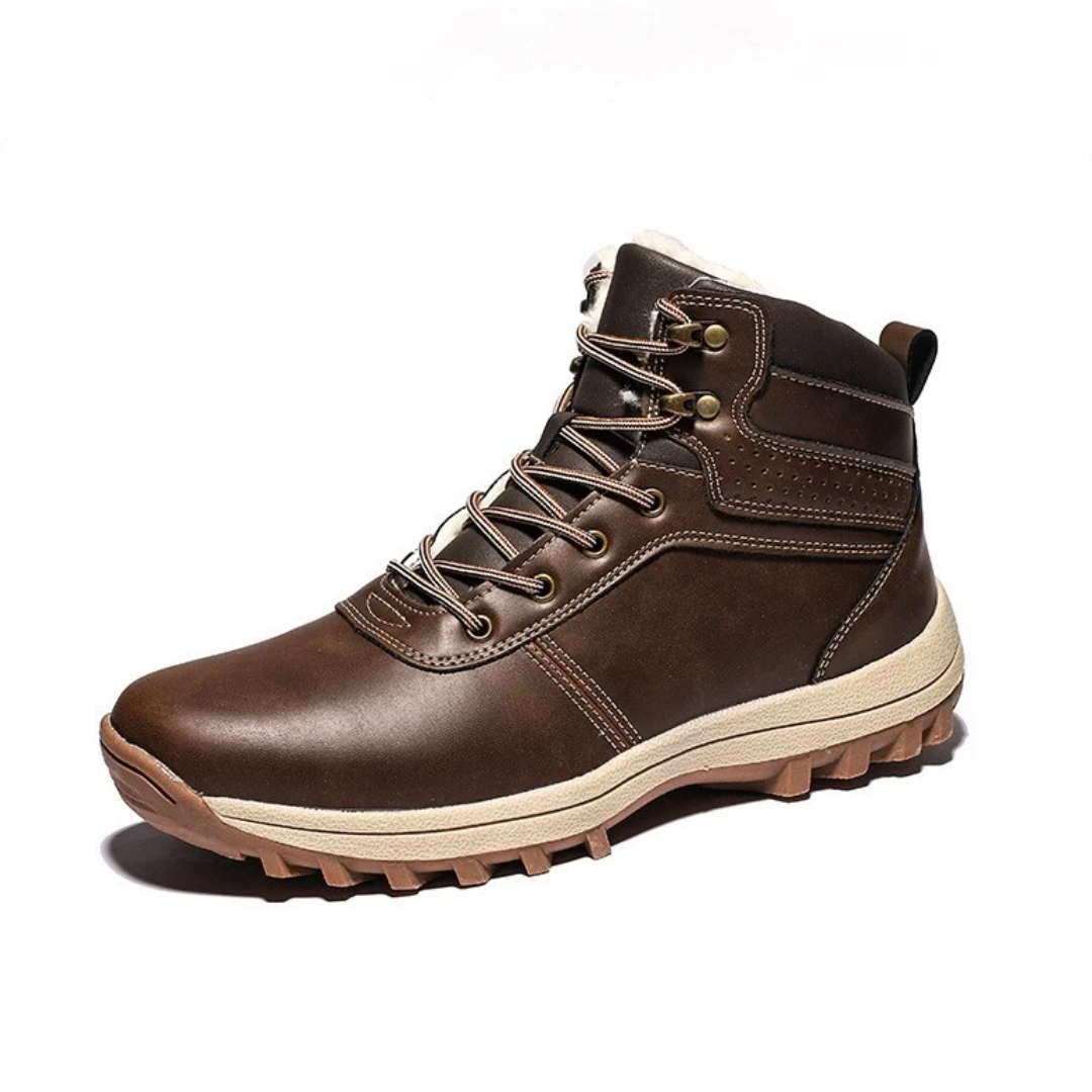 Waterdichte Bergschoenen Dames met Pluche Voering en Antislip Zool voor Winterwandelingen 0