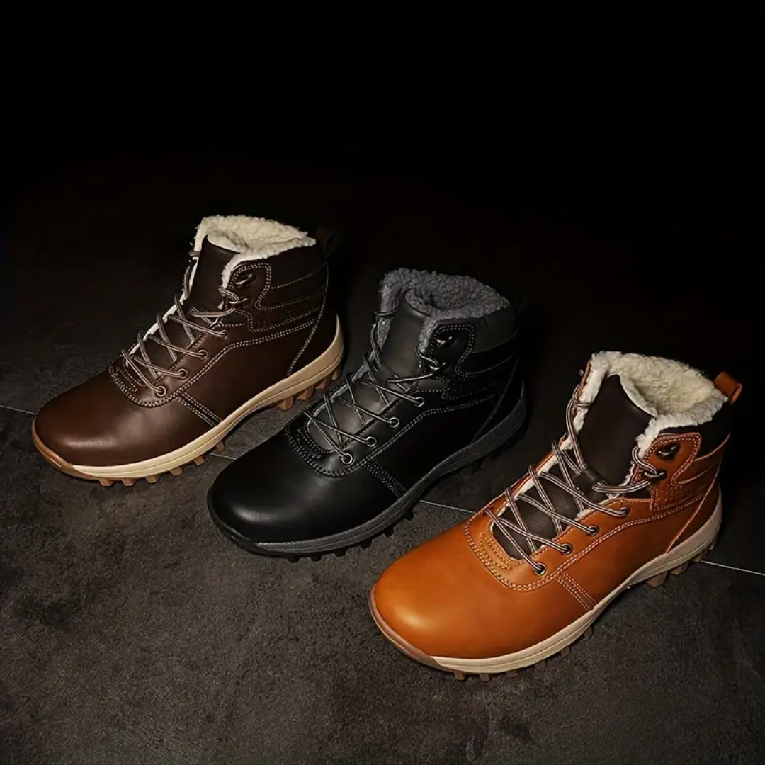 Waterdichte Bergschoenen Dames met Pluche Voering en Antislip Zool voor Winterwandelingen 4