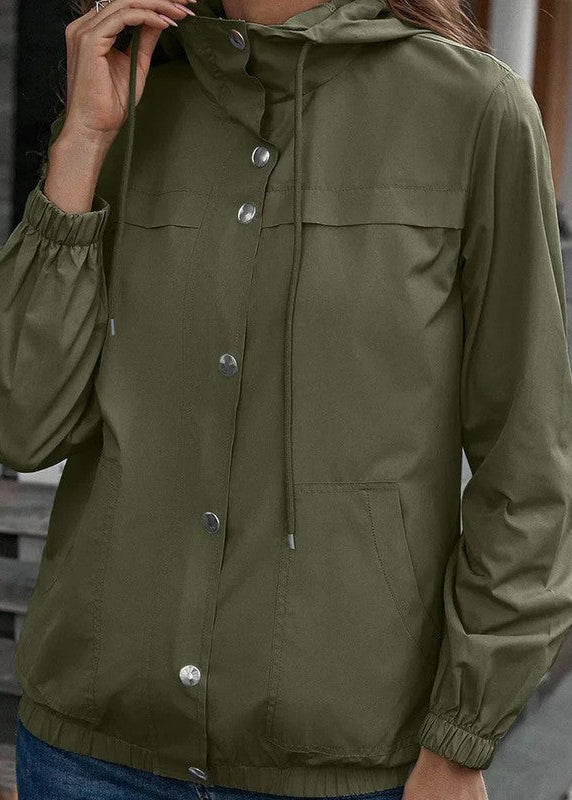 Waterdichte Lange Trenchcoat Dames met Capuchon in Zwart – Perfect voor Buitenactiviteiten en Wandelingen 5