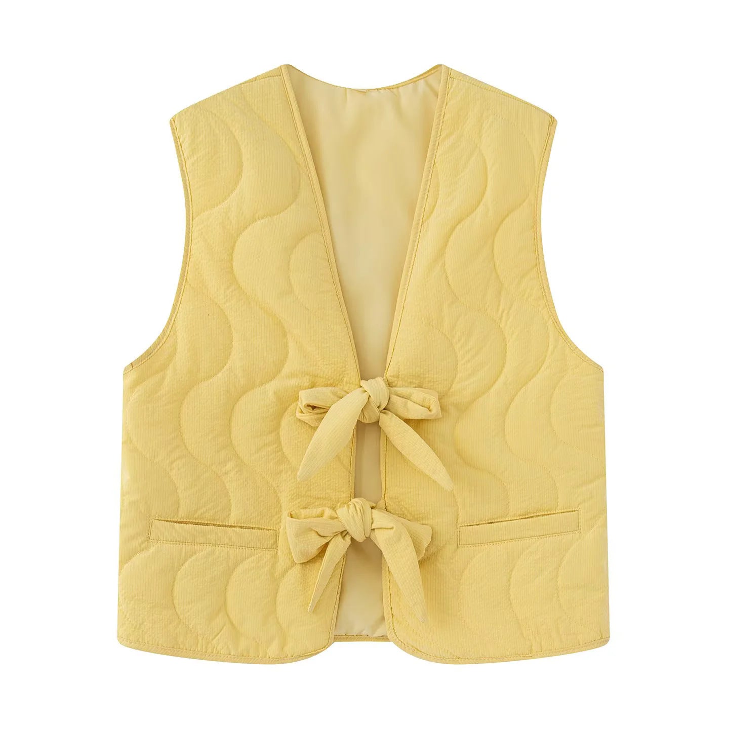 Zwart Gewatteerd Dames Vest met Knoopsluiting en Twee Zijzakken – Comfortabel en Stijlvol 8