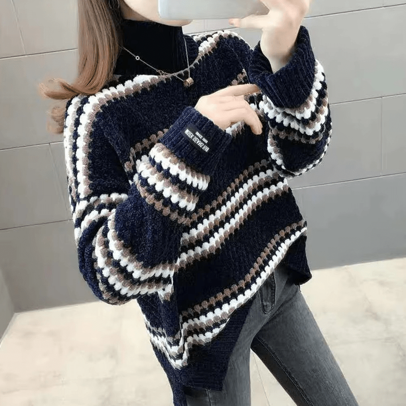 Elegante Trui met Kraag voor Dames – Zacht en Comfortabel voor Winterdagen