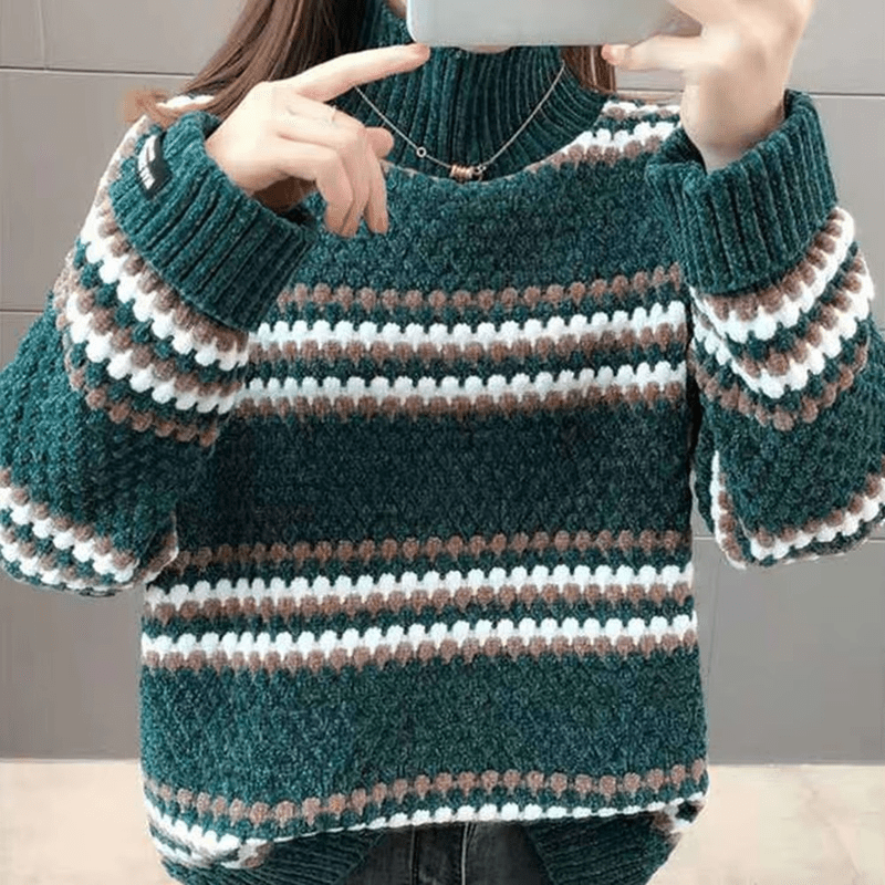 Elegante Trui met Kraag voor Dames – Zacht en Comfortabel voor Winterdagen