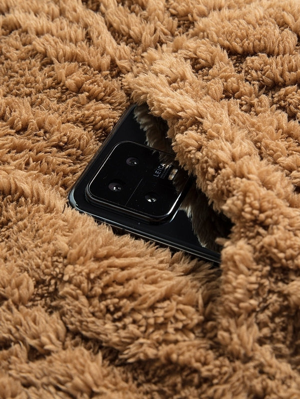 Jacquard Teddy Fleece Jas – Zachte Warme Ritsjas voor Dagelijks Comfort-08