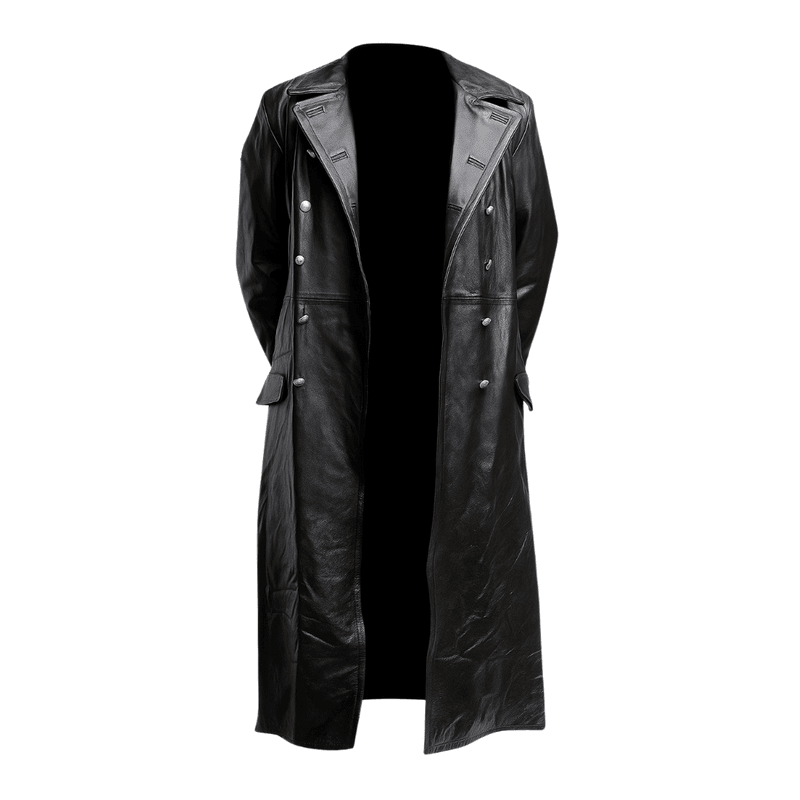 Klassieke Duitse Leren Jas voor Heren – Limited Edition Stijlvolle Imitatieleer Jas met Premium Afwerking-03