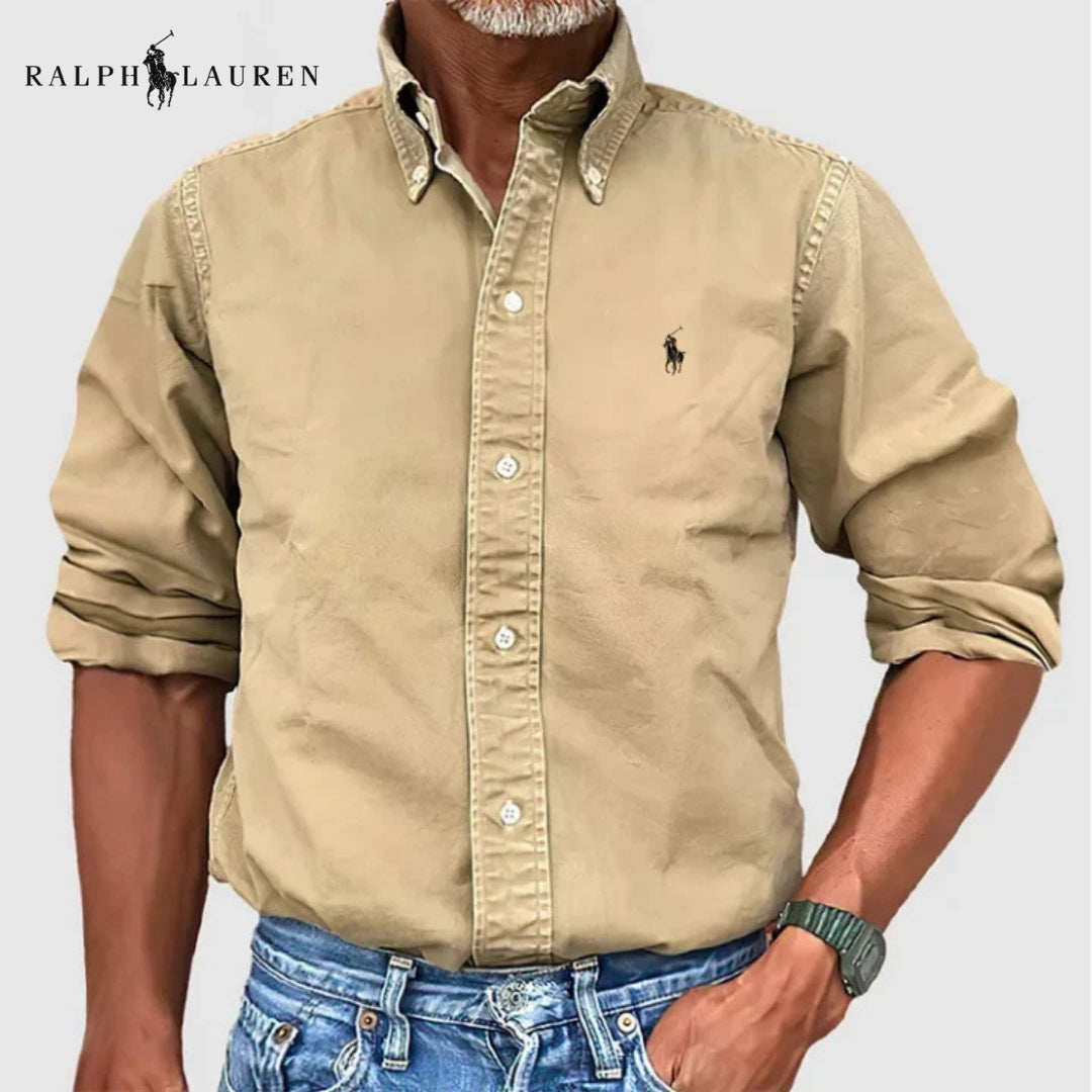 (1+1 Gratis) Mike® | Casual herenoverhemd met lange mouwen