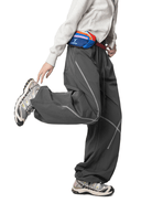 Unisex Losse Colorblock Hasso Stitch Broek – Comfortabele Streetwear Broek met Modern Design - 7