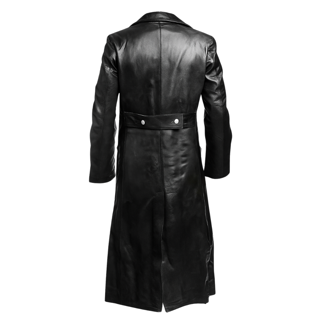 Klassieke Duitse Leren Jas voor Heren – Limited Edition Stijlvolle Imitatieleer Jas met Premium Afwerking-04