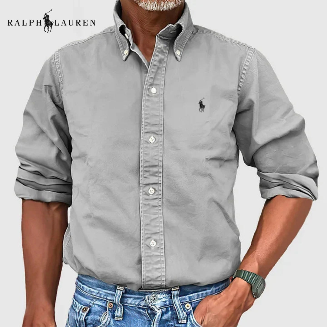 (1+1 Gratis) Mike® | Casual herenoverhemd met lange mouwen