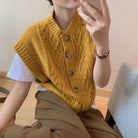 Stijlvolle Kabelgebreide Cropped Vest – Zachte, Ademende en Modieuze Layer voor Dames - 8