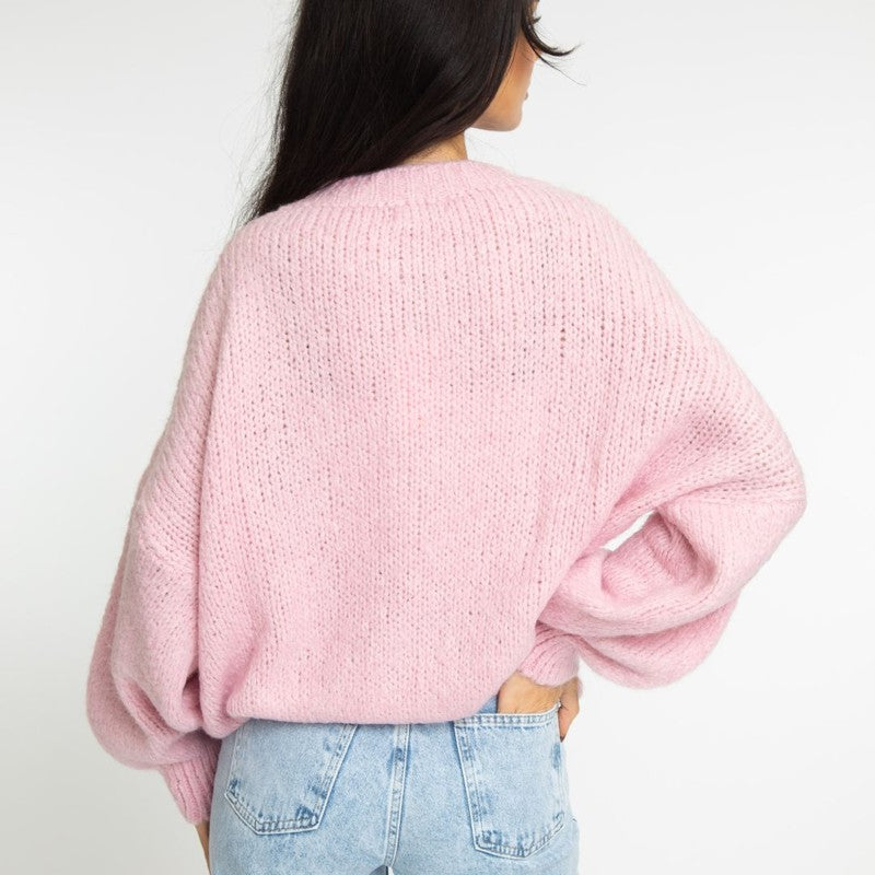 Oversized Gebreide Trui – Zachte Losse Pullover voor Dagelijks Comfort 2
