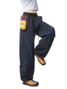 Unisex Losse Colorblock Hasso Stitch Broek – Comfortabele Streetwear Broek met Modern Design - 20