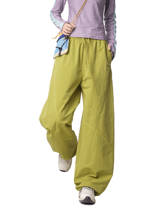 Unisex Losse Colorblock Hasso Stitch Broek – Comfortabele Streetwear Broek met Modern Design - 14