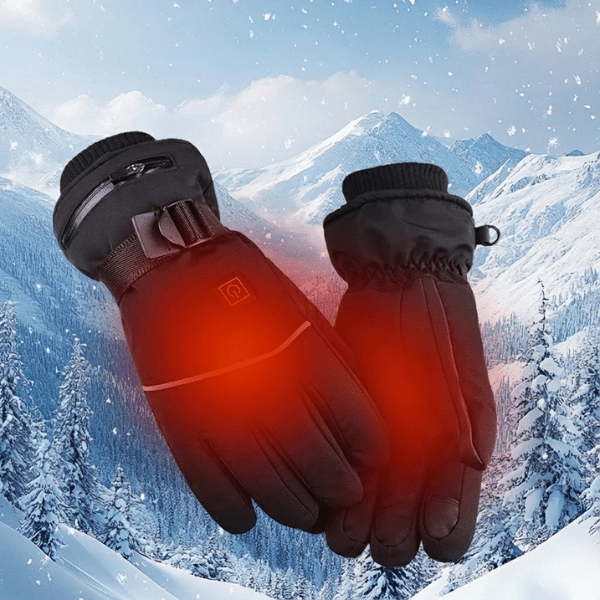 Verwarmde Winterhandschoenen met Touchscreen – Waterdicht en Winddicht, Warm tot -20°C 1