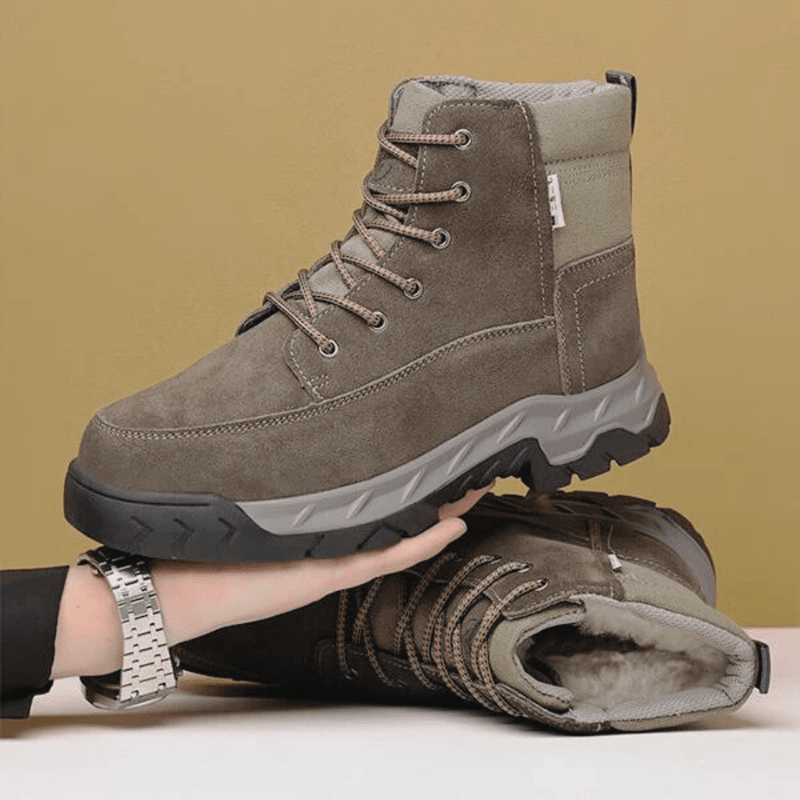 Warme Heren Winterlaarzen met Bontvoering – Stijlvolle en Comfortabele Outdoor Stappers 7